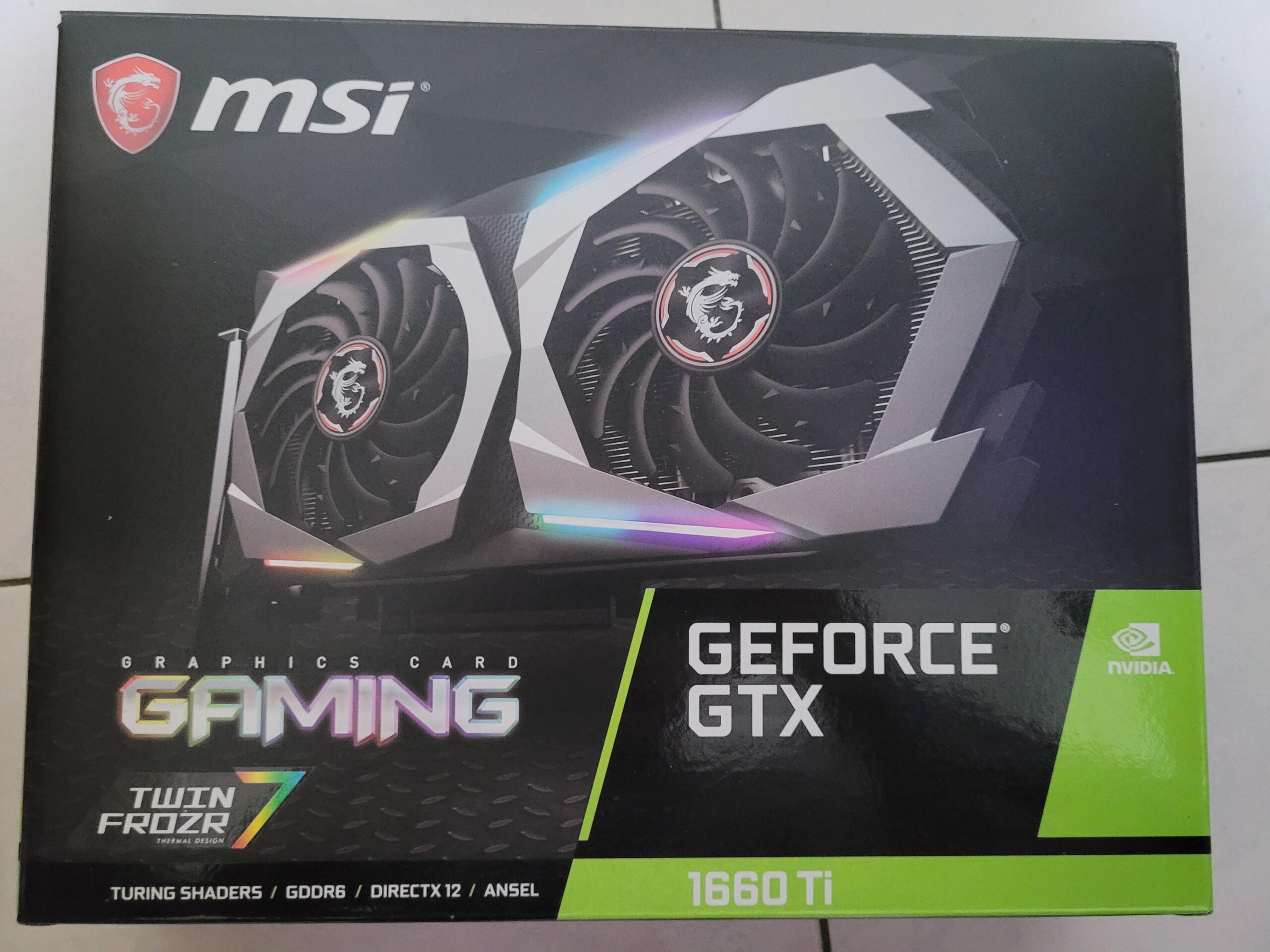 MSI GTX 1660 TI GAMING 6GB – DazBog Store