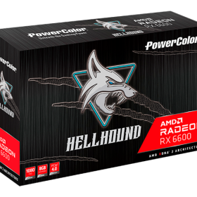 PowerColor Hellhound AMD Radeon RX 6600 8GB GDDR6 -USADO