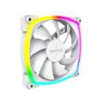 MONTECH AX 120MM PWM WHITE 3 in 1 Pack with 6X6 Fan Hub (AX120-3in1-W) - Imagen 7