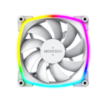 MONTECH AX 120MM PWM WHITE 3 in 1 Pack with 6X6 Fan Hub (AX120-3in1-W) - Imagen 6