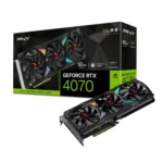 PNY GeForce RTX™ 4070 12GB XLR8 Gaming VERTO™ EPIC-X RGB Triple Fan
