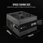 CORSAIR CX Series™ CX750 – Fuente de alimentación ATX 80 PLUS Bronze de 750 W - Imagen 3