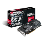ASUS Dual series Radeon RX 580 OC edition 4GB GDDR5