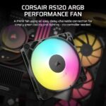CORSAIR Ventilador PWM de 120 mm RS120 ARGB - Imagen 4