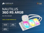 CORSAIR Cooler NAUTILUS 360 RS ARGB- White - Imagen 3