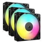 CORSAIR Ventiladores PWM de 120 mm RS120 ARGB – Paquete de 3 - Imagen 2