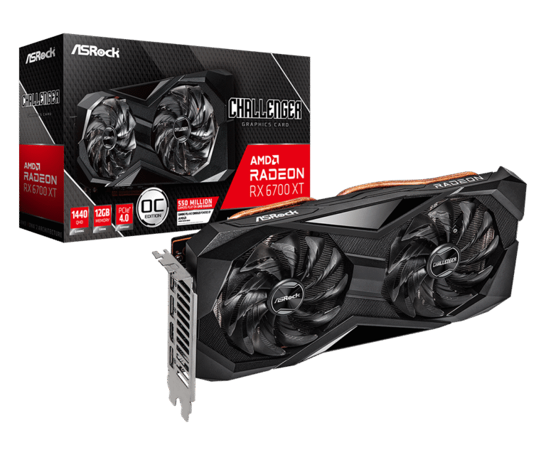 ASRock Challenger Pro RX 6700 XT 12GB OC -USADO – DazBog Store