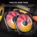 Corsair iCUE LINK TITAN 240 RX RGB - Black - Imagen 3