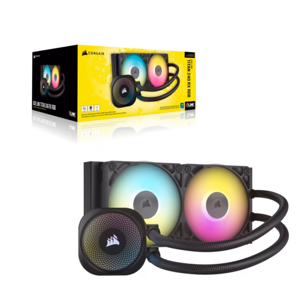 Corsair iCUE LINK TITAN 240 RX RGB - Black