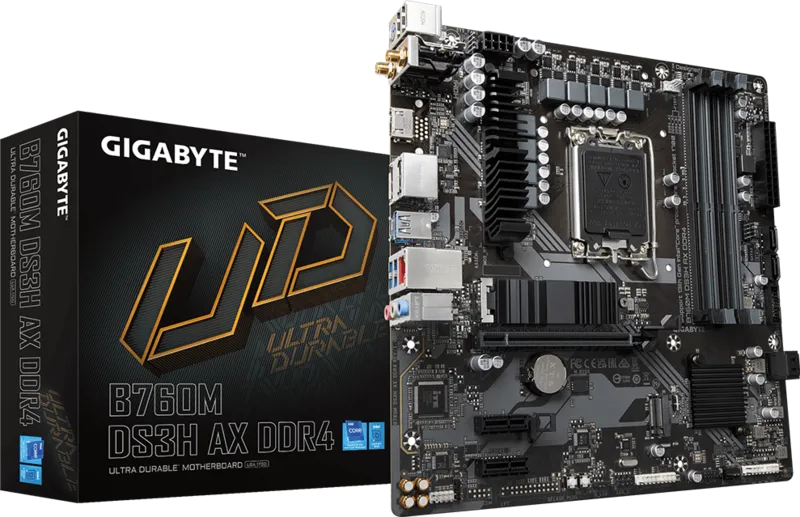 800 GIGABYTE B760M DS3H AX DDR4 - Imagen 1