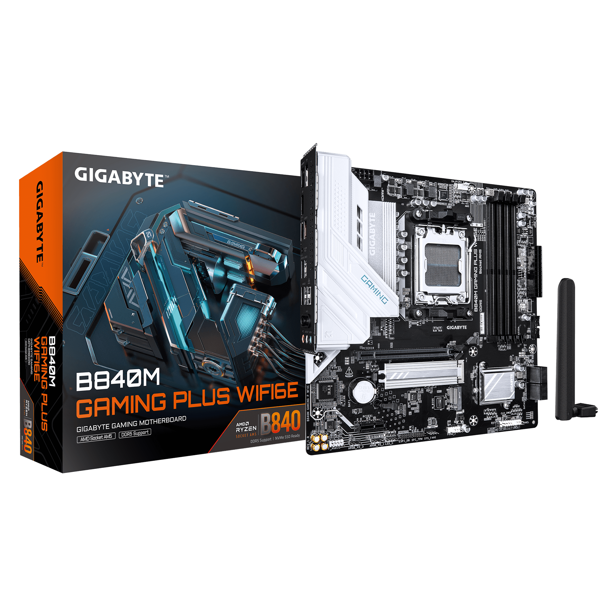 B840M GAMING PLUS WIFI6E_01 GIGABYTE B840M GAMING PLUS WIFI6E - Imagen 1
