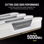 Kit CORSAIR VENGEANCE 32GB (2x16GB) DDR5 DRAM 5200MT/s CL40 White - Imagen 4