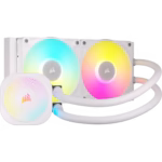 CORSAIR Refrigerador líquido TITAN 240 RX RGB AIO, blanco