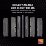 CORSAIR VENGEANCE® 16GB (1 x 16GB) DDR5 DRAM  6000MT/s CL38 AMD EXPO & Intel XMP - GREY - Imagen 4