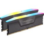 CORSAIR VENGEANCE RGB 32GB (2 x 16GB) DDR5 DRAM 6000MT/s CL38 AMD EXPO & Intel XMP - GRAY