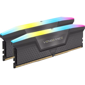 CORSAIR VENGEANCE RGB 32GB (2 x 16GB) DDR5 DRAM  6000MT/s CL38 AMD EXPO & Intel XMP - GRAY