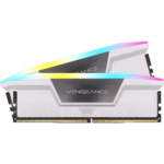 CORSAIR VENGEANCE RGB 32GB (2 x 16GB) RAM DDR5  6000MT/s CL38 AMD EXPO & Intel XMP -Kit WHITE - Imagen 2